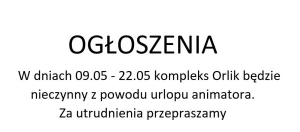 ogłoszenie na stronę w jpg ogłoszenie o funkcjonwanie komplesu boisk orlik