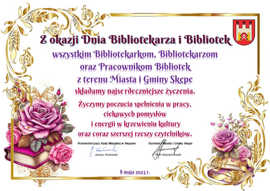Plakat życzenia z okazji Ogólnopolskiego Dnia...