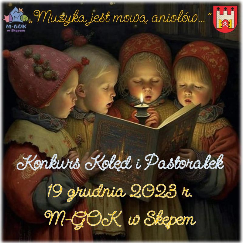 Plakat Konkursu Kolęd i Pastorałek 2023
