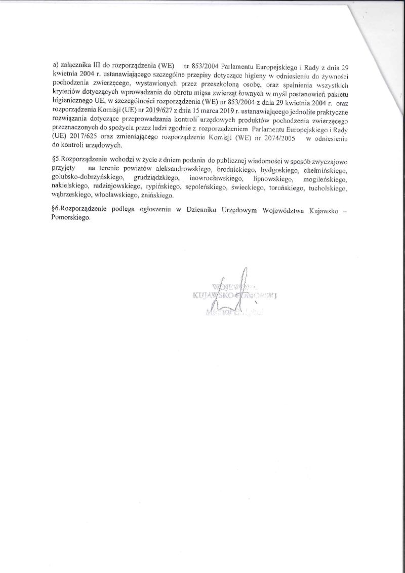 Zarządzenie Wojewody Kujawsko - Pomorskiego Nr 1 2024 strona 3
