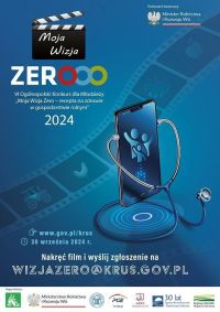 Moja Wizja ZERO plakat o konkursie