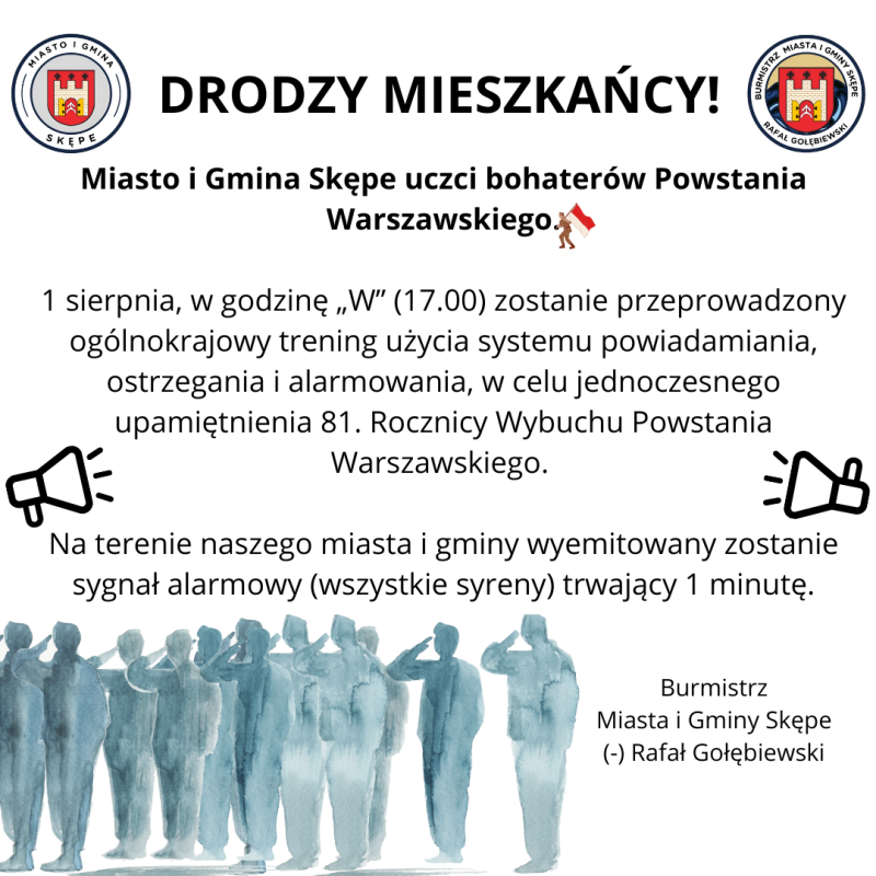 Upamiętnienie rocznicy Powstania Warszawskiego