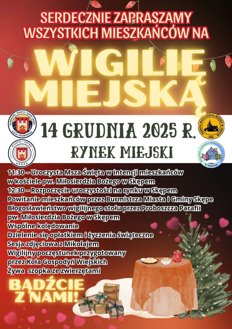 Wigilia Miejska w Skępem 2025