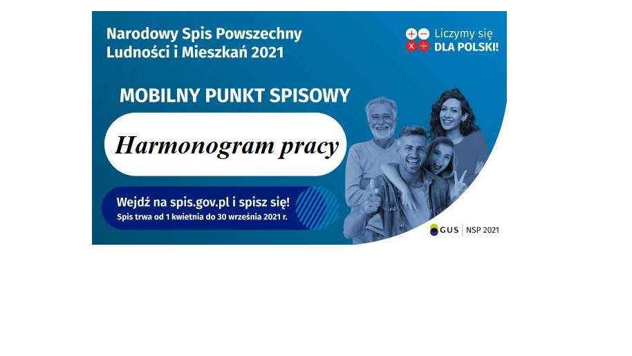 Plakat - mobilne punkty spisowe