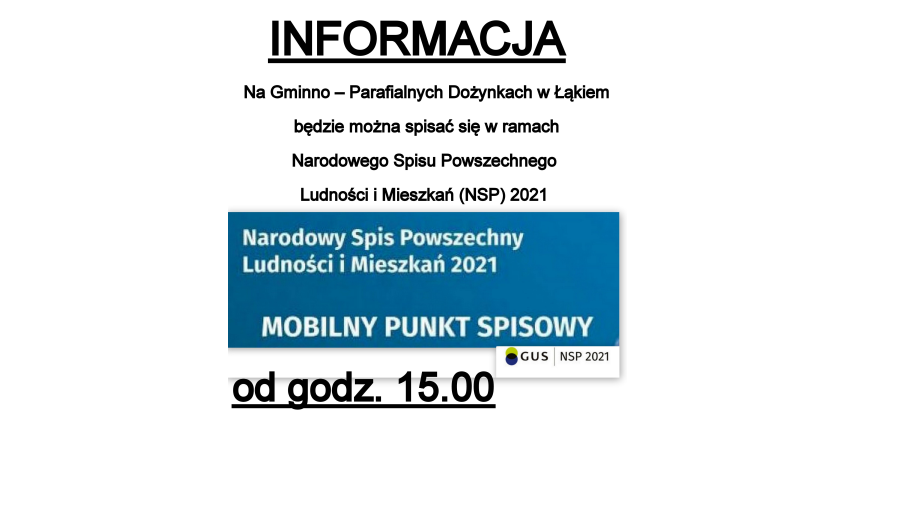 zaproszenie do korzystania z mobilnego punktu spisowego