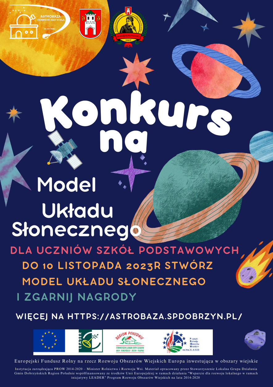 Konkurs na Model Układu Słonecznego dla uczniów szkół podstawowych