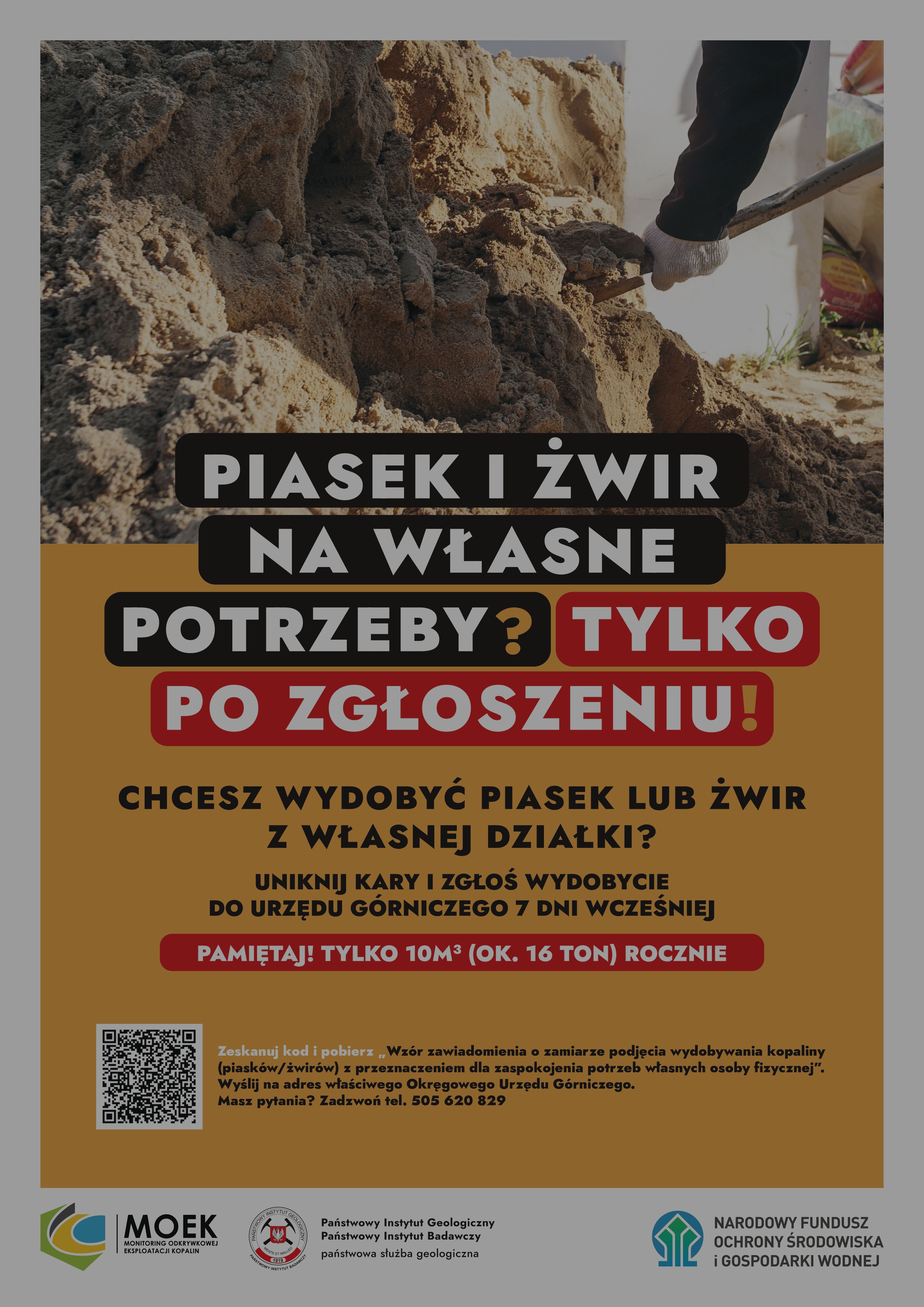 Żwir na własne potrzeby? Tylko na zgłoszenie!