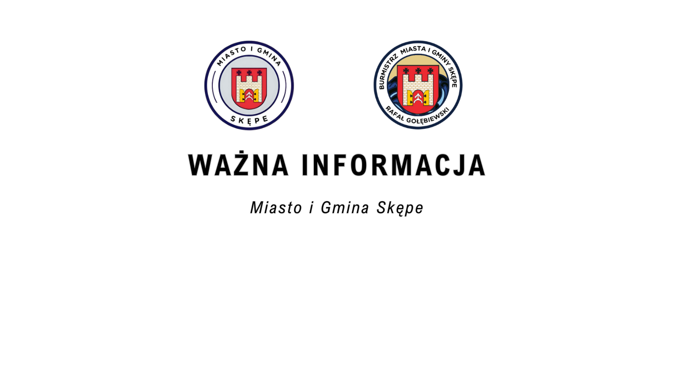 Ważna informacja