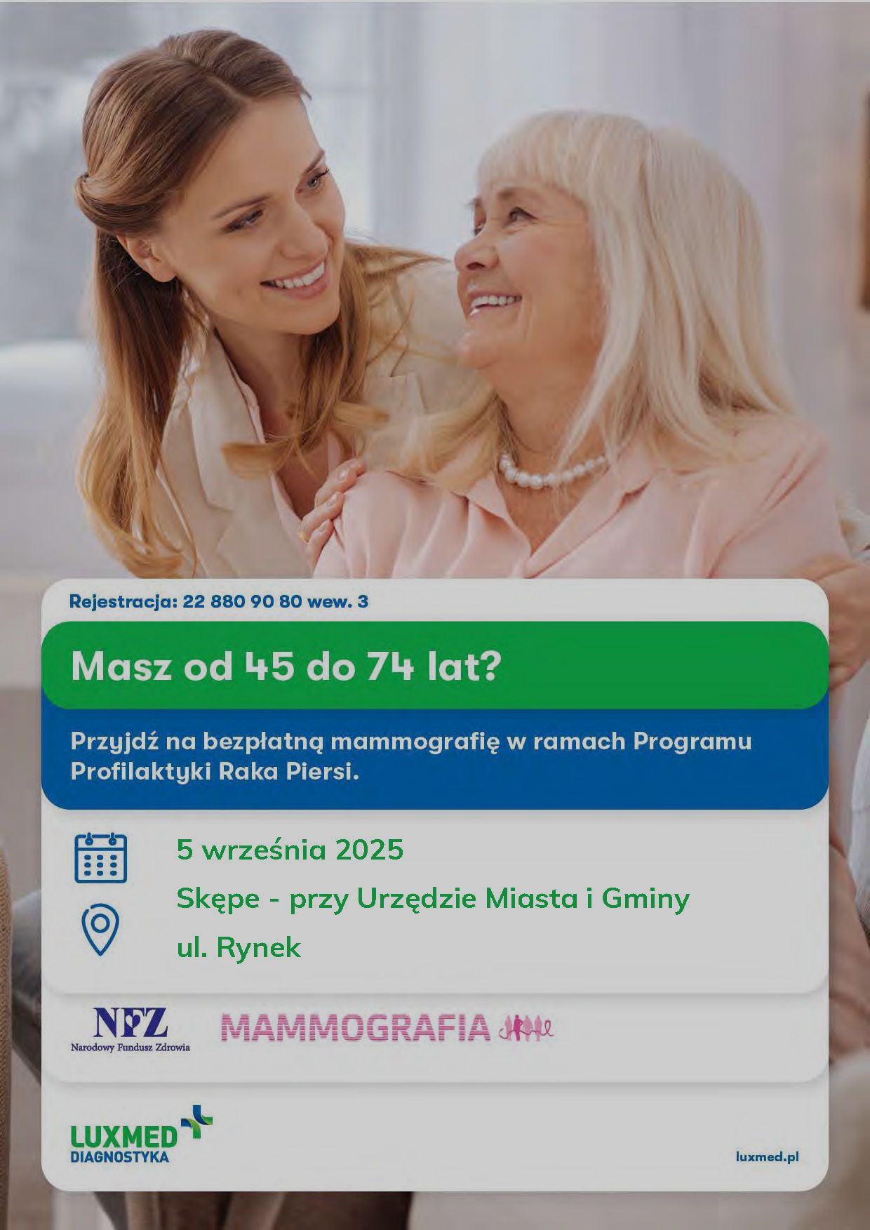 Badanie mamograficzne 2025 r.