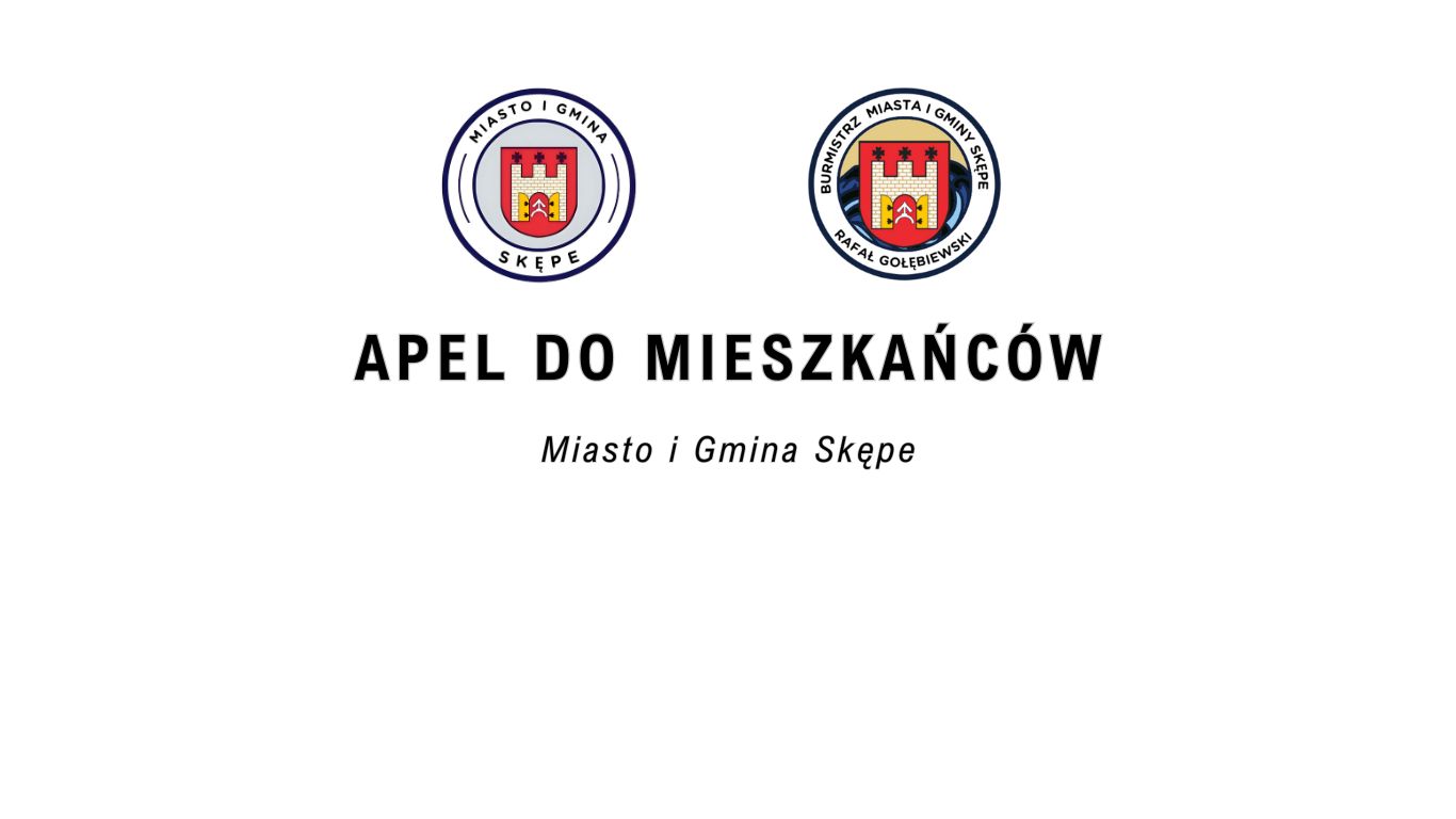 Przebudowa drogi - apel