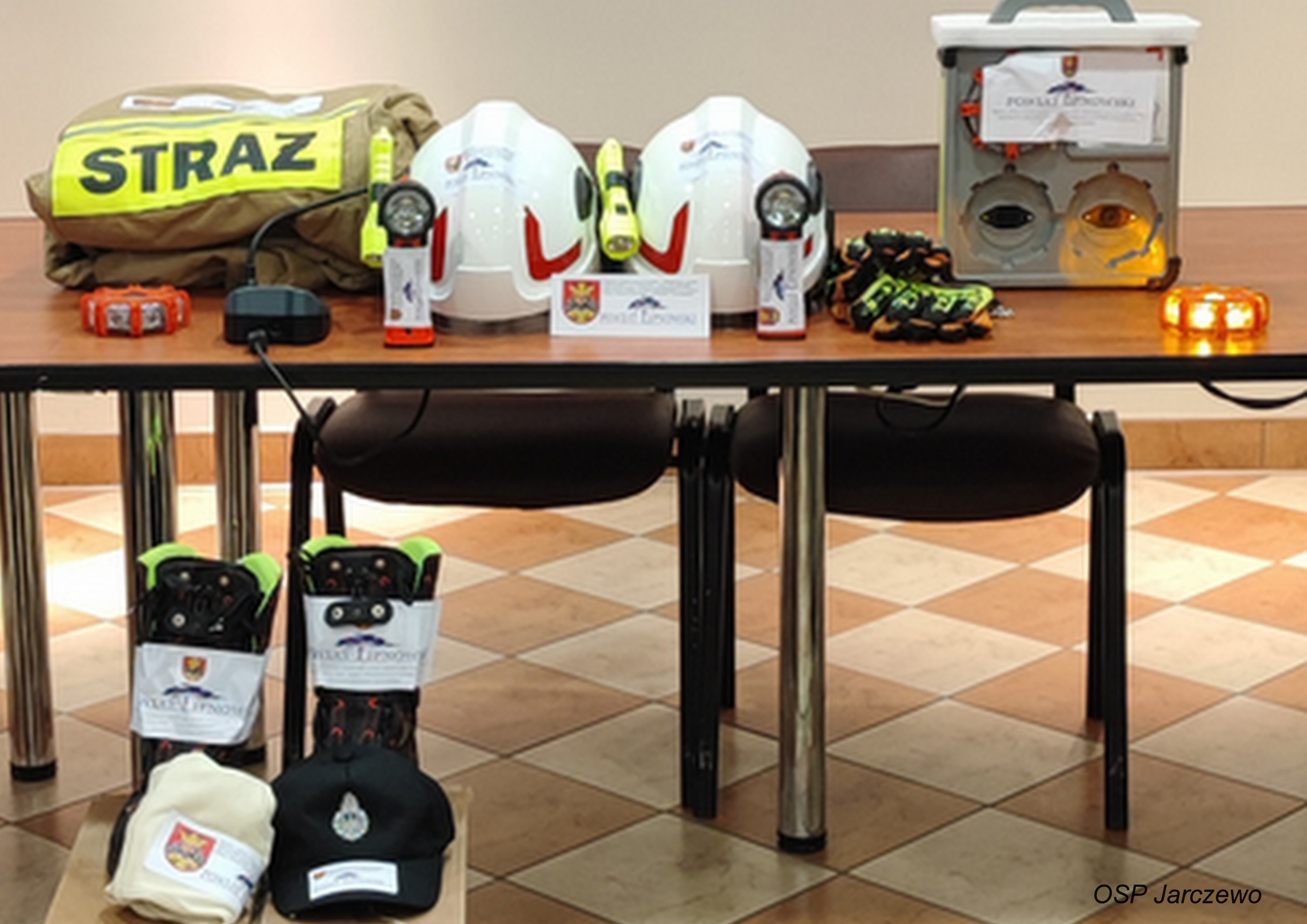 Sprzęt OSP od Starostwa Lipnowskiego